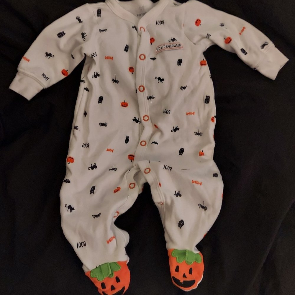 1st Halloween Cotton Sleeper